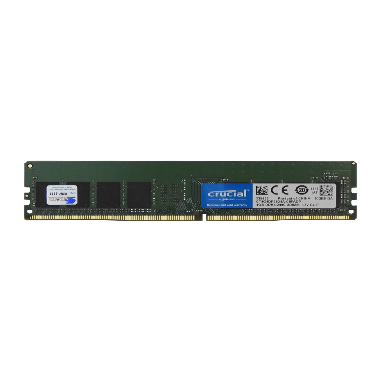 رم دسکتاپ DDR4 تک کاناله 2400 مگاهرتز کروشیال مدل CL17 ظرفیت 4 گیگابایت