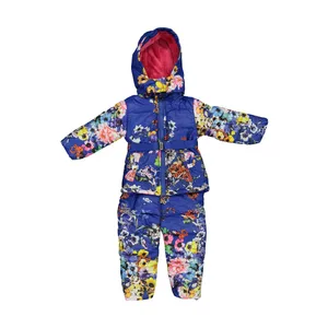 ست کاپشن و سرهمی  نوزادی دخترانه کد 00124