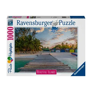 پازل 1000 تکه راونزبرگر مدل Caribbean Island کد 16912