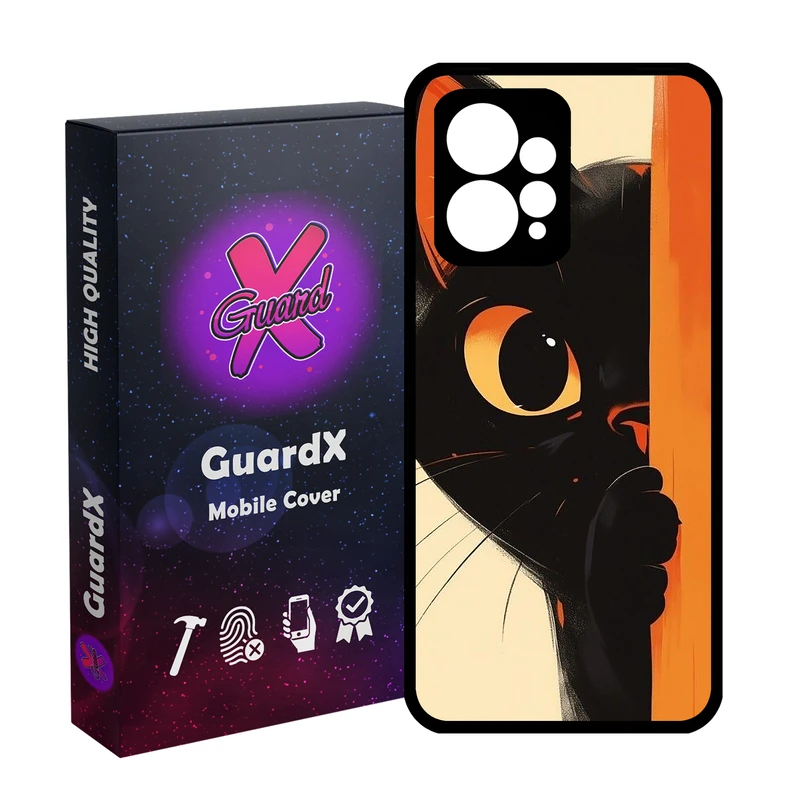 کاور گارد ایکس طرح گربه مدل 10730 مناسب برای گوشی موبایل شیائومی Redmi Note 12 4G