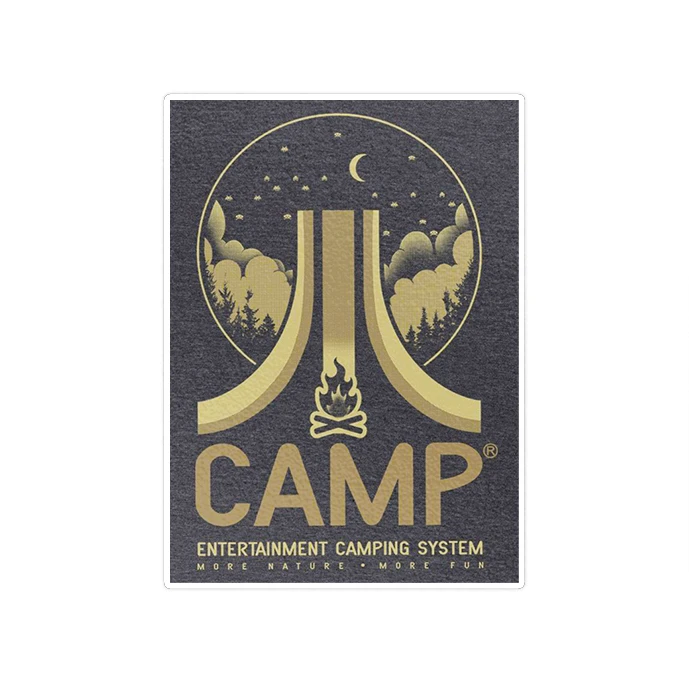استیکر لپ تاپ ماسا دیزاین طرح camp مدل STKA0031