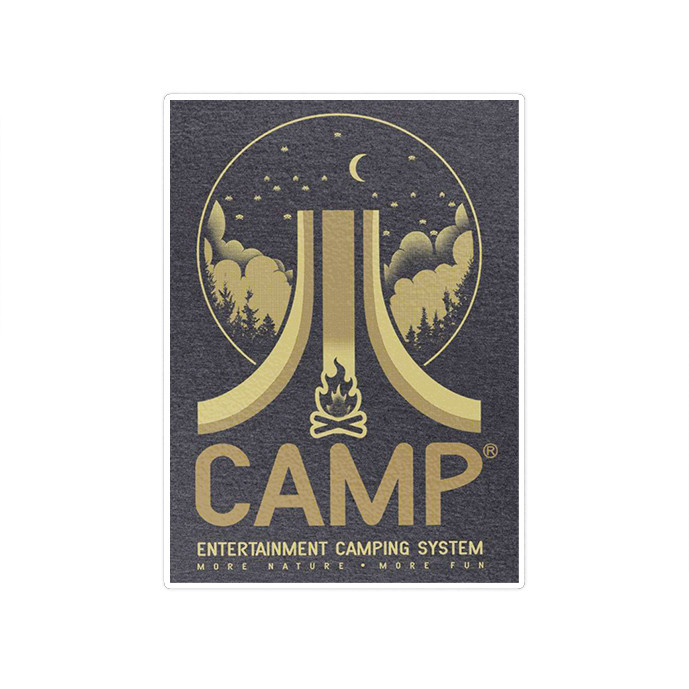 استیکر لپ تاپ ماسا دیزاین طرح camp مدل STKA0031