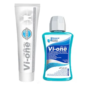 پک خمیر دندان وی وان مدل Whitening و دهانشویه مدل General