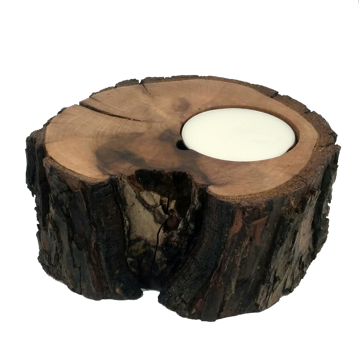 جا شمعی چوبی مدل گلابی کد 51