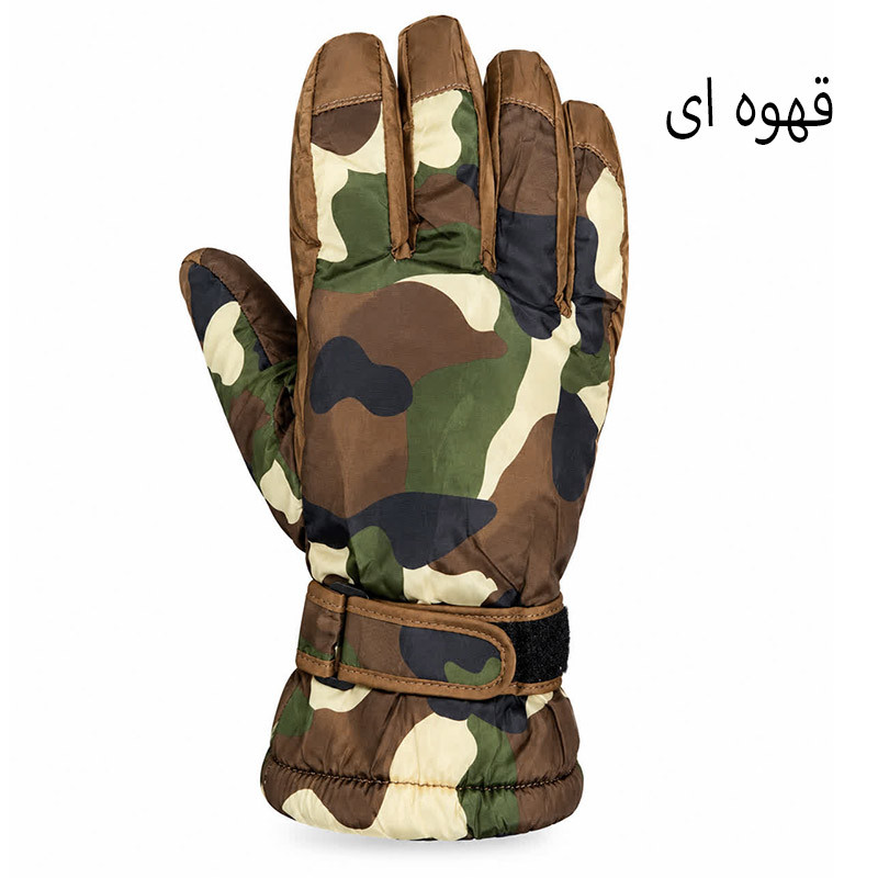 دستکش موتورسیکلت مدل استتار 