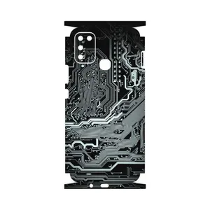 MAHOOT Black-Printed-Circuit-Board-FullSkin Cover Sticker for Infinix Hot 11 Play