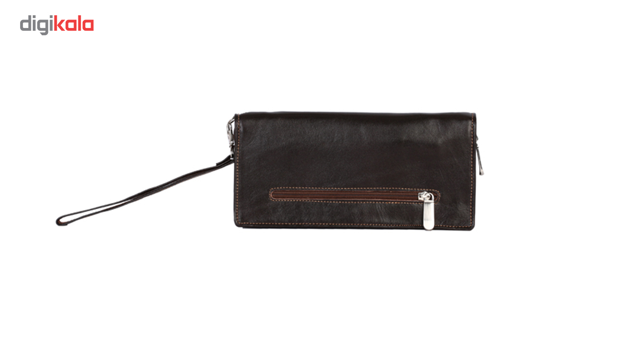 کیف پاسپورتی رویال چرم کد P13-DarkBrown