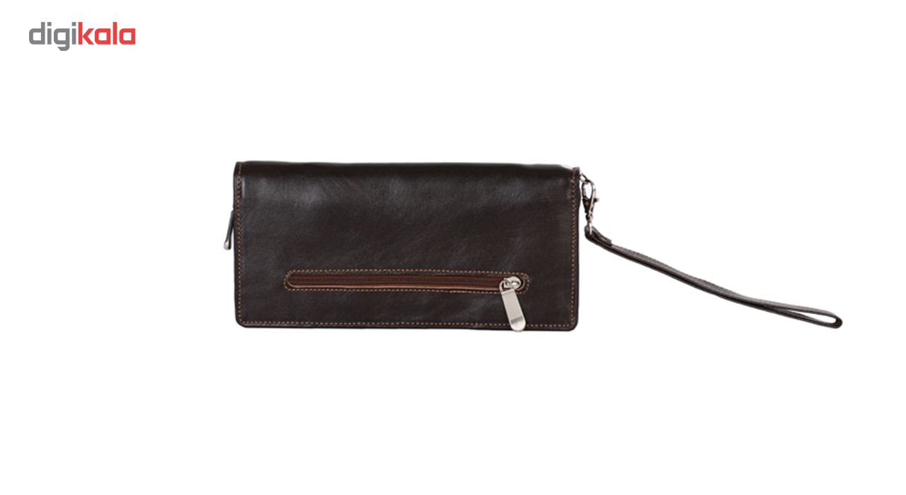 کیف پاسپورتی رویال چرم کد P13-DarkBrown