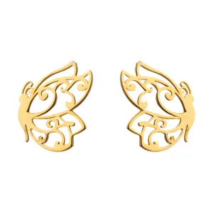 گوشواره طلا 18 عیار زنانه مایا ماهک مدل ME1086