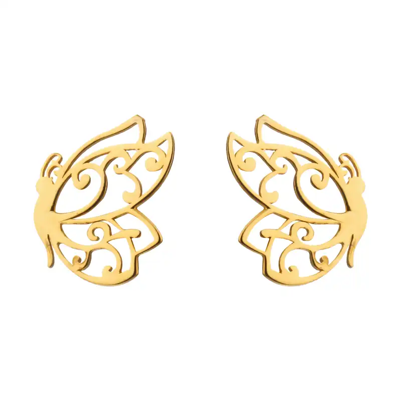 گوشواره طلا 18 عیار زنانه مایا ماهک مدل ME1086