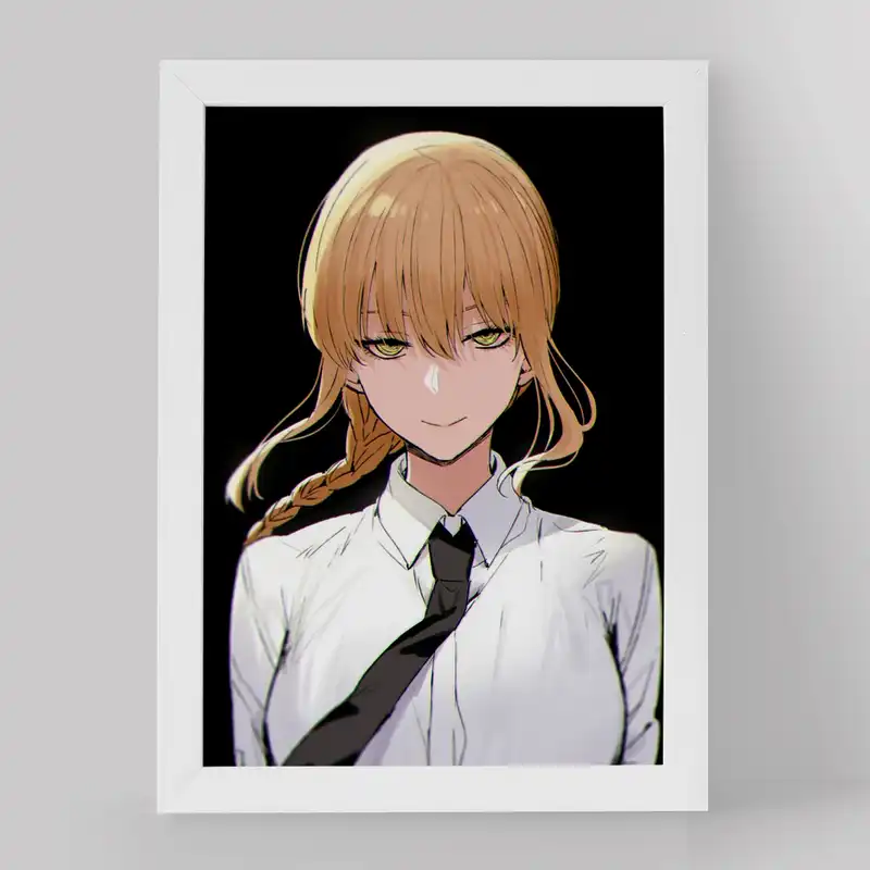 تابلو خندالو مدل ماکیما انیمه مرد اره ای کد 17900