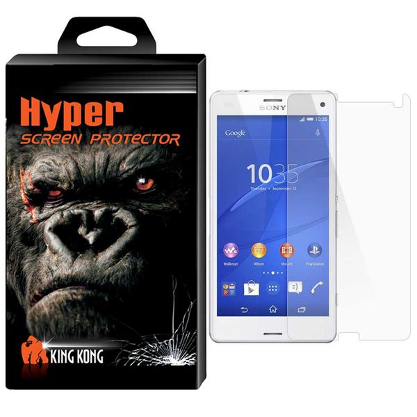 محافظ صفحه نمایش شیشه ای کینگ کونگ مدل Hyper Protector مناسب برای گوشی Sony Xperia Z3 Compact محافظ صفحه نمایش شیشه ای کینگ کونگ مدل Hyper Protector مناسب برای گوشی Sony Xperia Z3 Compact