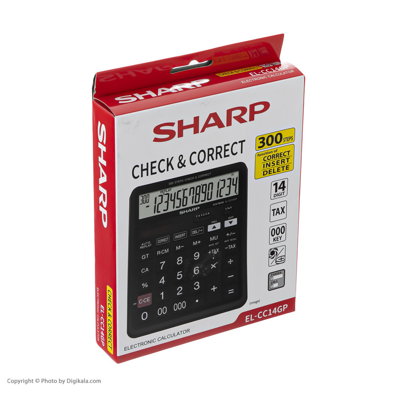 SHARP - EL-CC12GP - calcolatrice da tavolo 12 cifre - 4974019153346