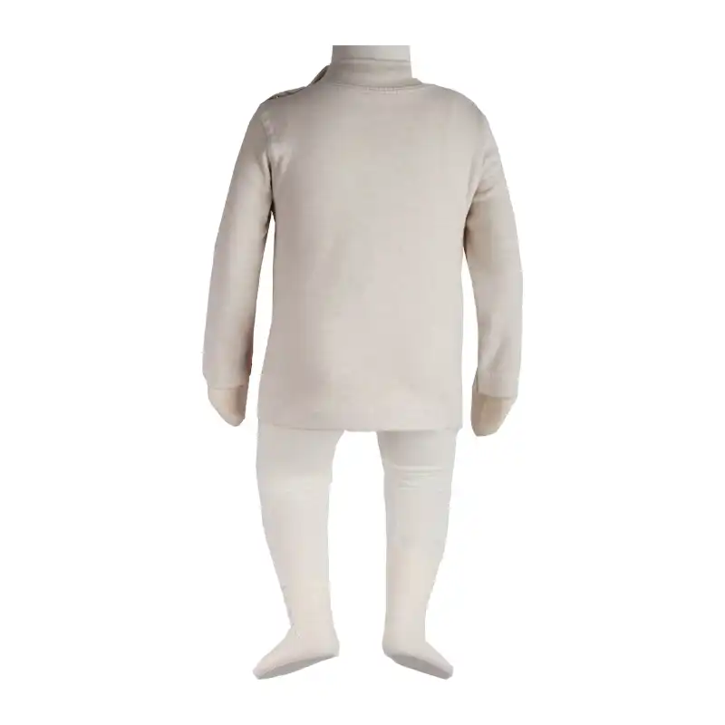 تی شرت آستین بلند نوزادی آدمک کد 140018 رنگ نسکافه ای