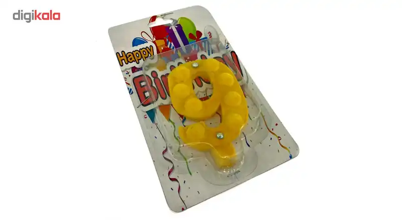 شمع تولد مدل عدد 9