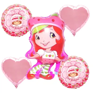 بادکنک بانیبو مدل Stawberry Girl مجموعه 5 تکه سایز 150