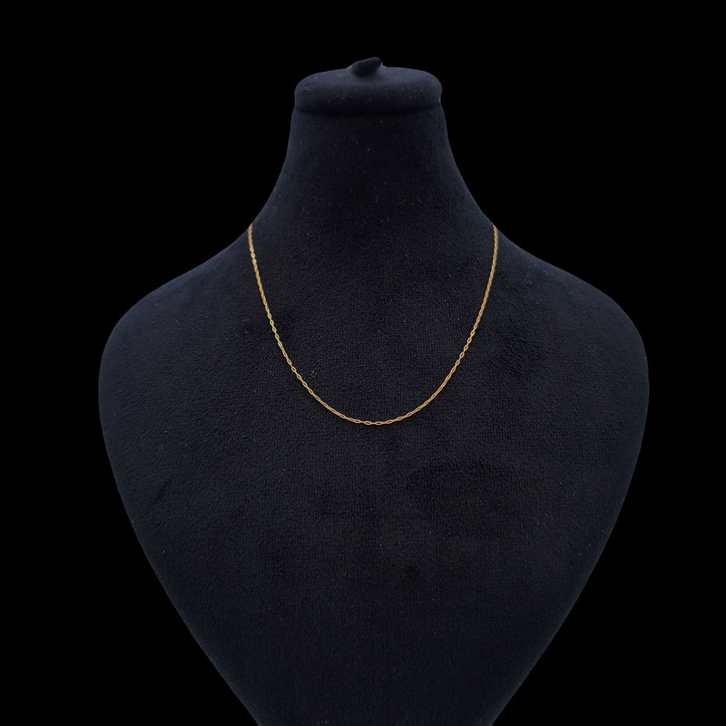 زنجیر مینیمال طلا 18 عیار زنانه ناریا مدل قلمدون SH3 کد S40
