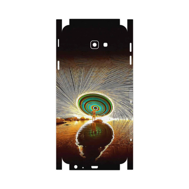 برچسب پوششی ماهوت مدل Night Light Fountain-FullSkin مناسب برای گوشی موبایل سامسونگ Galaxy J4 Plus