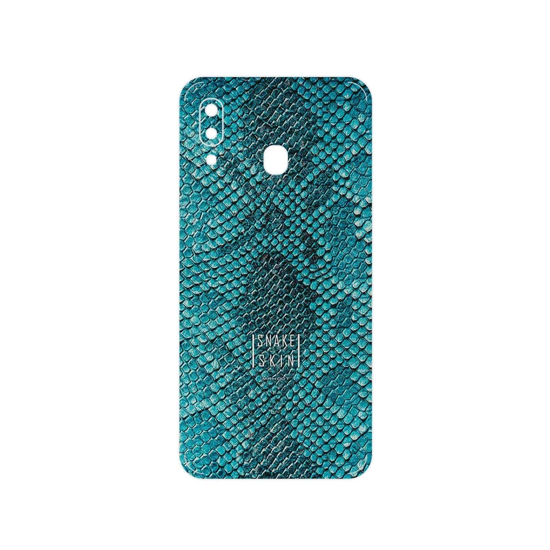 برچسب پوششی ماهوت مدل Blue Snake Skin مناسب برای گوشی موبایل سامسونگ Galaxy A30