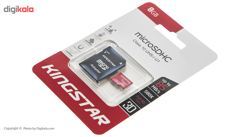 کارت حافظه microSDHC کینگ استار کلاس 10 استاندارد UHS-I U1 سرعت 85MBps همراه با آداپتور SD ظرفیت 32 گیگابایت
