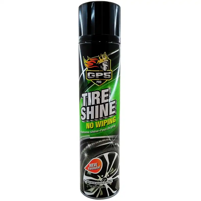 اسپری براق کننده لاستیک خودرو گل پخش مدل GP5 PRO حجم 650 میلی لیتر