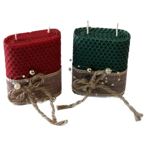  شمع بیزوکس مدل کتابی تزئین دار طرح یلدا مجموعه 2 عددی