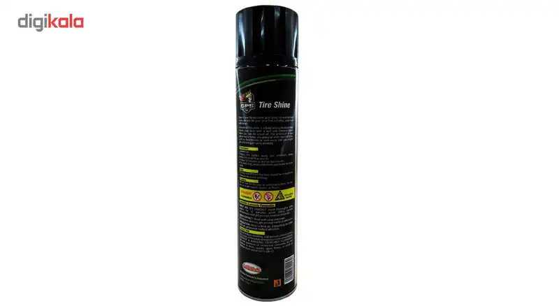 اسپری براق کننده لاستیک خودرو گل پخش مدل GP5 PRO حجم 650 میلی لیتر