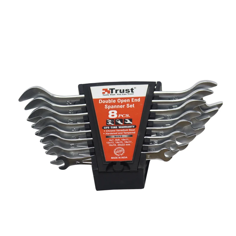 آچار دو سر تخت تراست مدل YP-08 مجموعه 8 عددی  