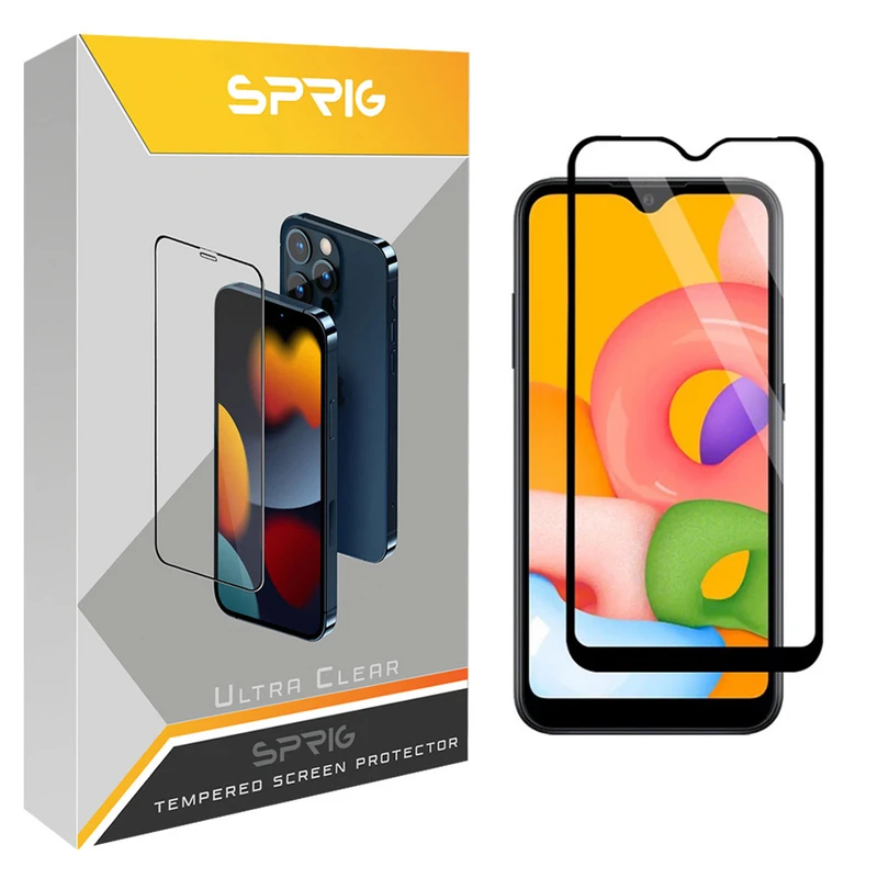 محافظ صفحه نمایش اسپریگ مدل FLSP مناسب برای گوشی موبایل سامسونگ Galaxy A01