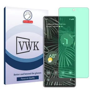 VWK Tough model Green light screen protector suitable for Google Pixel 6 Pro mobile phone