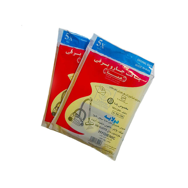 پاکت جاروبرقی پاسا همتا کد H-PA159 دو بسته 5 عددی پاکت جاروبرقی پاسا همتا کد H-PA159 دو بسته 5 عددی