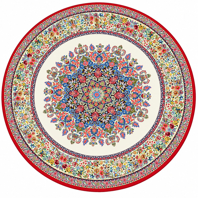 رومیزی مخمل مدل یزدی کد D_150