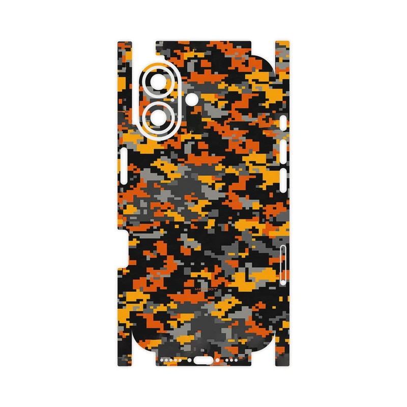 برچسب پوششی ماهوت مدل Army_Autumn_Pixel-FullSkin مناسب برای گوشی موبایل اپل iPhone 16