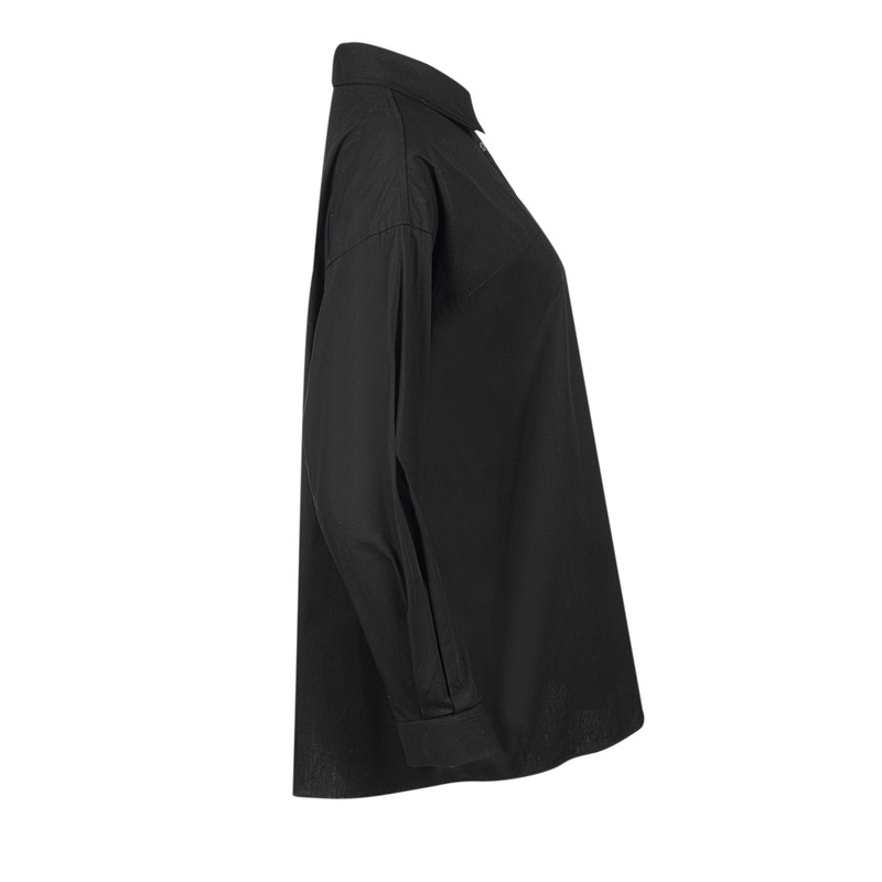 شومیز آستین بلند زنانه سرژه مدل 207348 رنگ مشکی