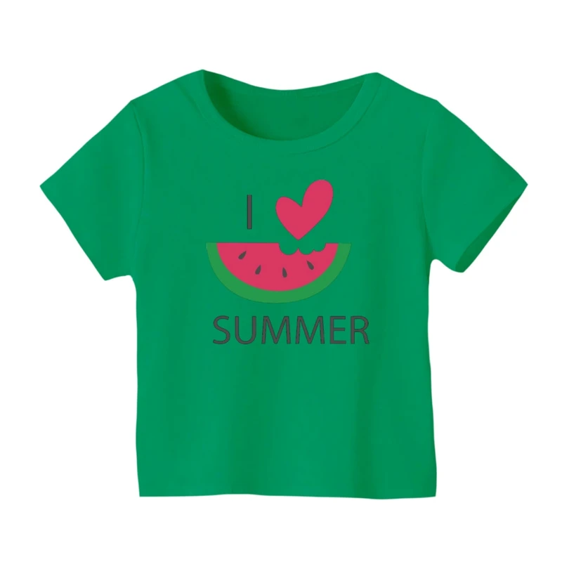 تی شرت آستین کوتاه بچگانه مدل هندوانه یلدایی کد 37