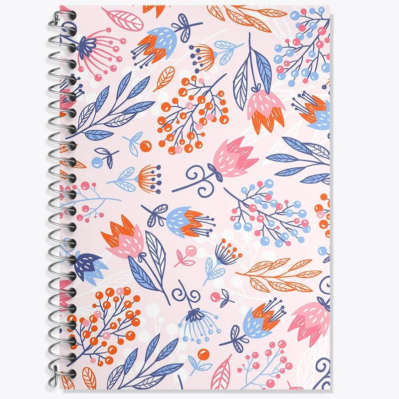 دفتر لغت 50 برگ خندالو مدل گل گلی کد 29033