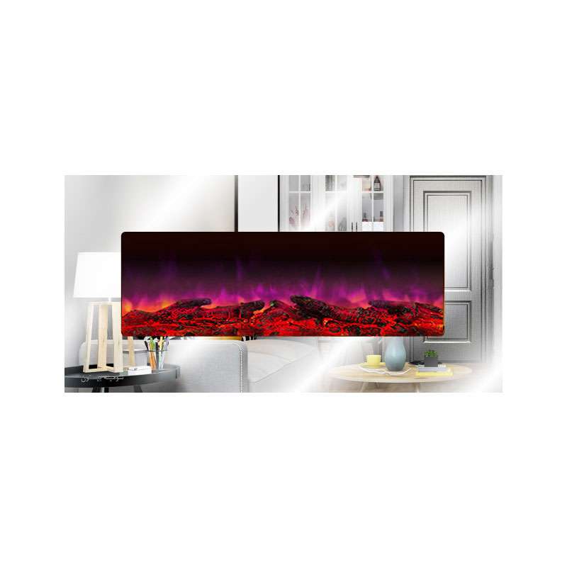 شومینه برقی شومینه بیستون مدل آینه ای MD.120.W16.L4 شومینه برقی شومینه بیستون مدل آینه ای MD.120.W16.L4
