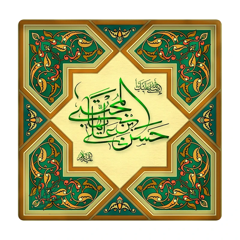کاشی مبین ایده مدل امام حسن (ع) km10 کد 156