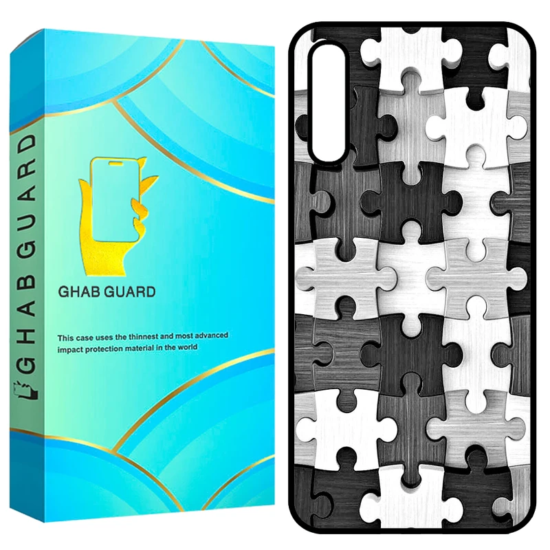 کاور قاب گارد طرح پازل مدل GCHPA50 مناسب برای گوشی موبایل سامسونگ Galaxy A50 / A50s / A30s 