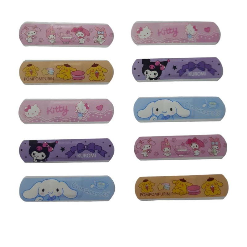 چسب زخم مدل کرومی و دوستان کد kiti01  بسته 10 عددی