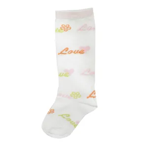 جوراب ساق کوتاه دخترانه مدل love