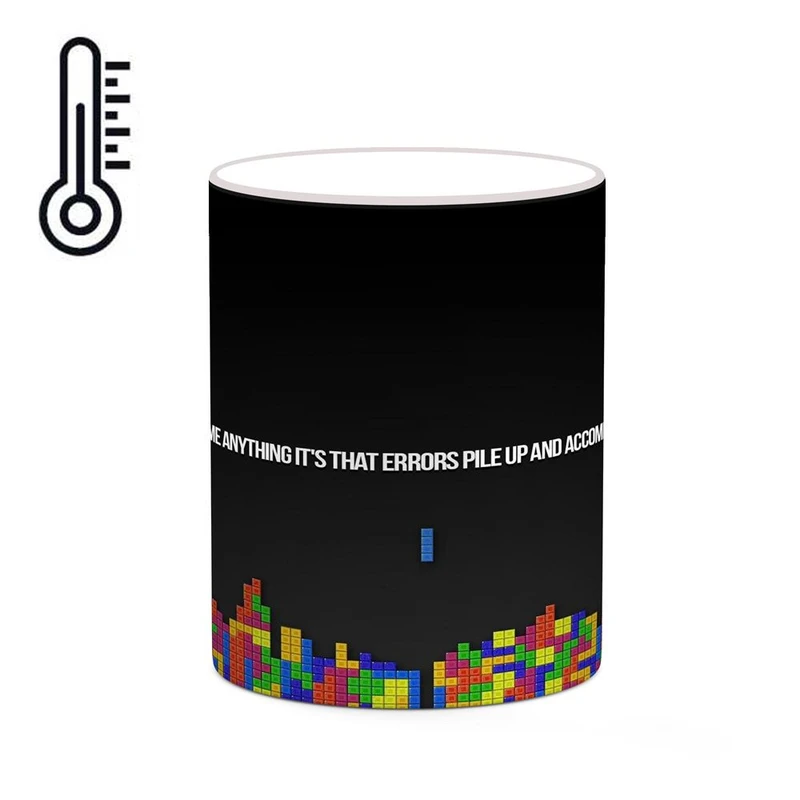 ماگ حرارتی کاکتی مدل بازی تتریس Tetris کد mgh30747