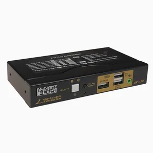 مانیتور سوییچ 2 پورت usb-C و HDMI  کی نت پلاس مدل KP-SWKCHD02