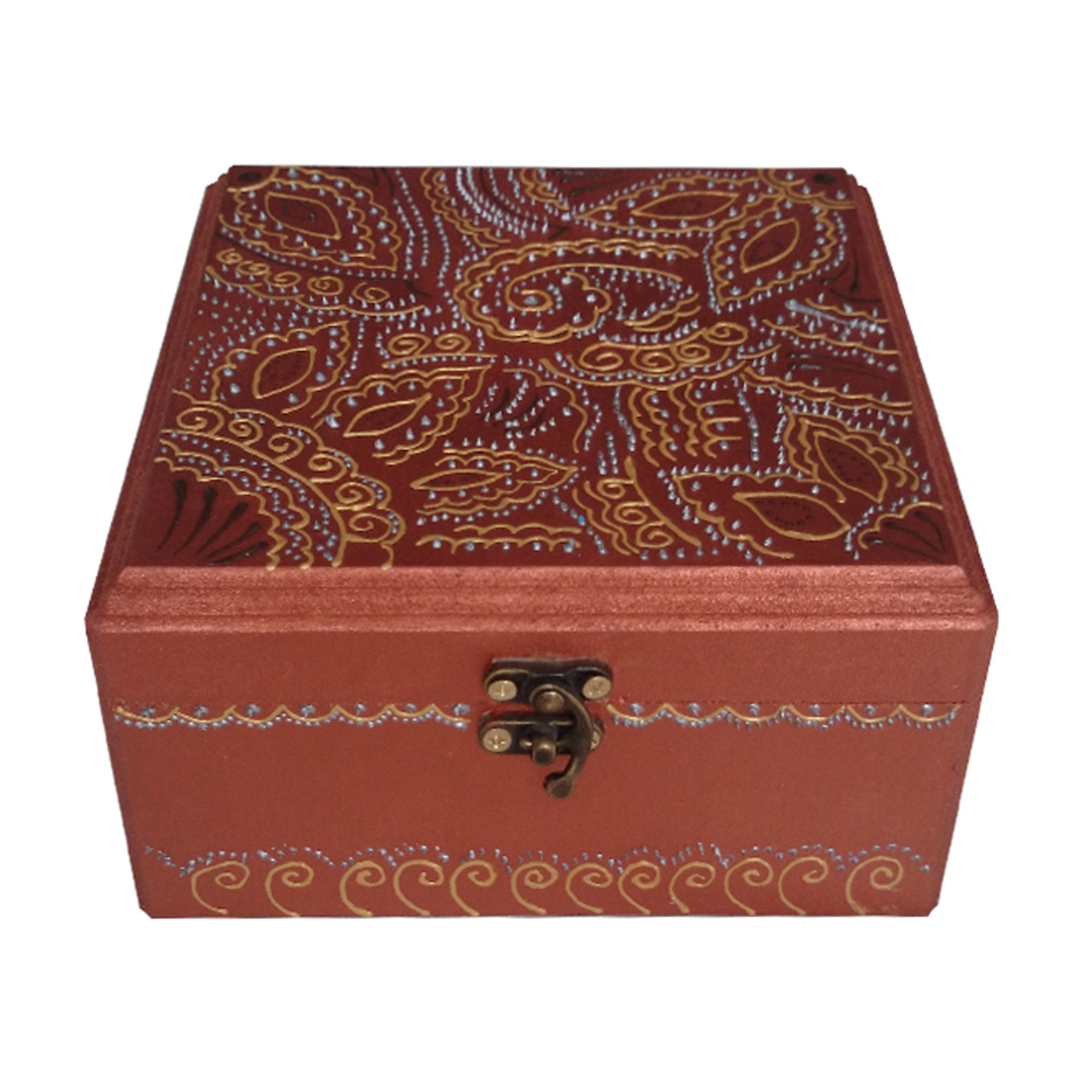 جعبه جواهرات چوبی یک هدیه خوب کد 1383665
