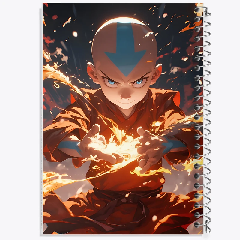 دفتر شطرنجی 50 برگ خندالو طرح انیمه آواتار (Avatar) کد N3803