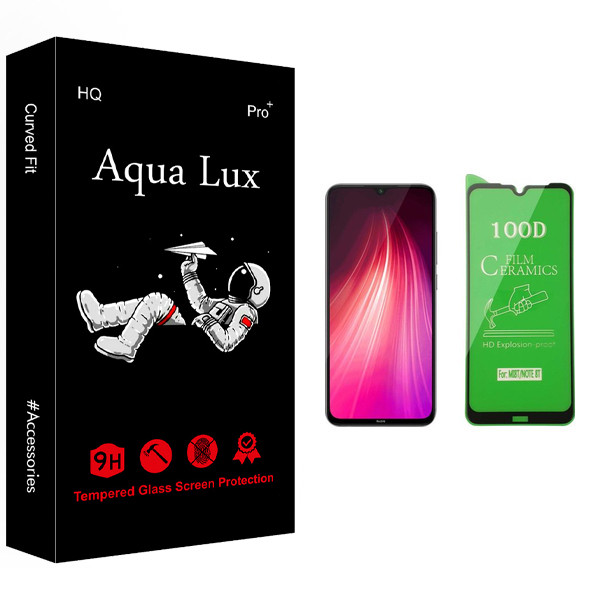 محافظ صفحه نمایش سرامیکی آکوا لاکس مدل +Pro مناسب برای گوشی موبایل شیائومی Redmi Note 8T