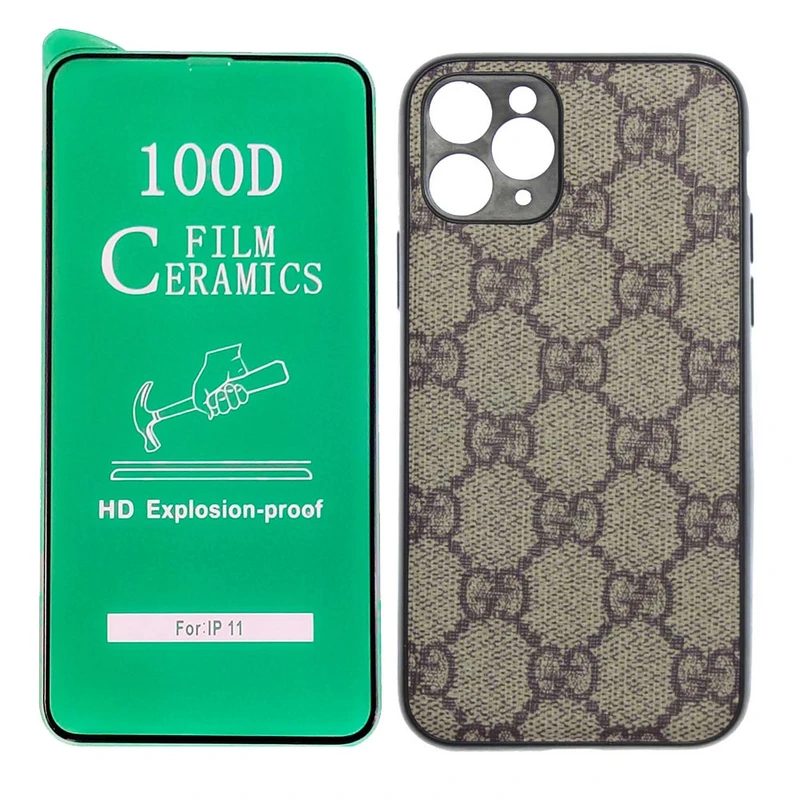 کاور مدل GC مناسب برای گوشی موبایل اپل Iphone 11 Pro به همراه محافظ صفحه نمایش
