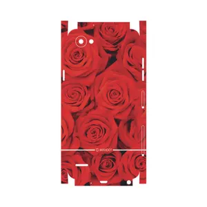MAHOOT Red-Flower-FullSkin Cover Sticker for LG Q6