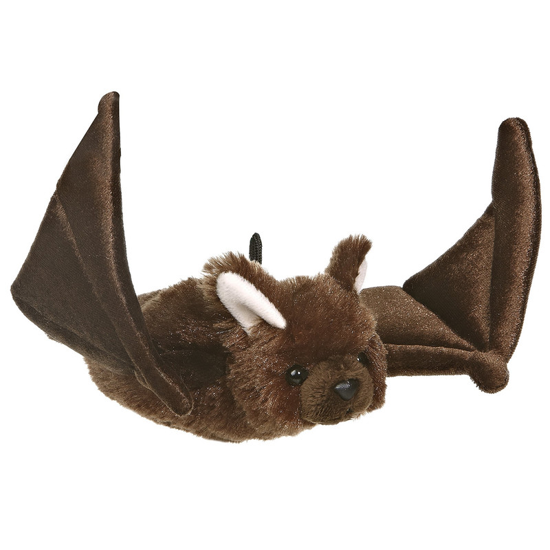 عروسک آرورا طرح خفاش مدل Aurora Mini Flopsie Bat کد SZ11/702 طول 32 سانتی متر