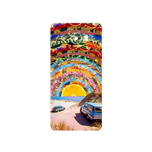 MAHOOT Collage of Orange Sky Cover Sticker for Samsung Galaxy C7